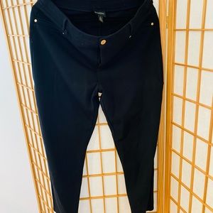 Chicos black slimming trousers